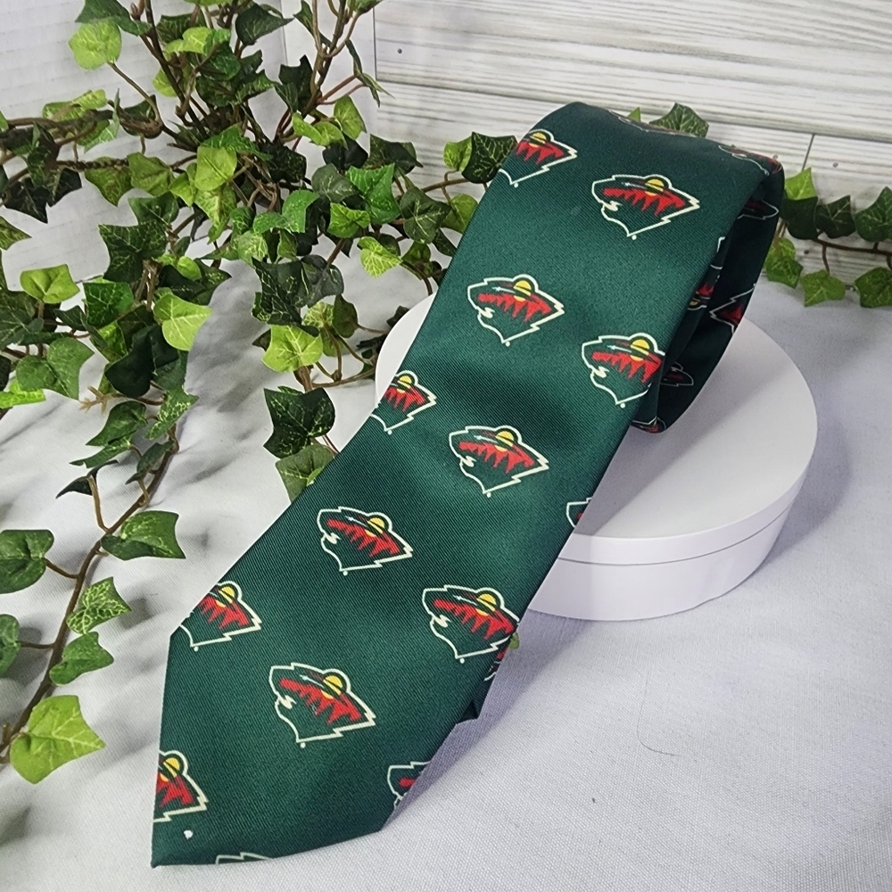NHL Minnesota Wild Hockey Classic Logo Men's Tie